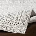 thumbnail image 5 of Livabliss Area Rugs for Living Room, 7ft Round Bahar Global Gray Round Rug, Bedroom Dining Room Home Decor Stain Resistant Carpet (6'7" x 6'7"), 5 of 8