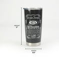 thumbnail image 7 of Rivers Edge Products 20 Oz Insulated Tumbler, Leak Proof Stainless Steel Tumbler With Lid, Spill Proof Tea, Soda, Cocktail, or Coffee Tumbler, To-Go Portable Travel Cup, We the People Whiskey, 7 of 7