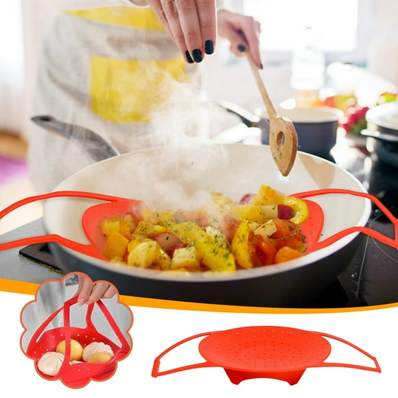 Boovnll Home Storage, Steaming Tray Grill Steaming Rack Foldable Steaming Basket Fruit Tray, Storage, Storage and Organization, Organization and Storage
