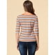 thumbnail image 5 of Disfraz de Día de San Patricio Allegra K para mujer camiseta ajustada estampada multicolor blanco XL, 5 of 6