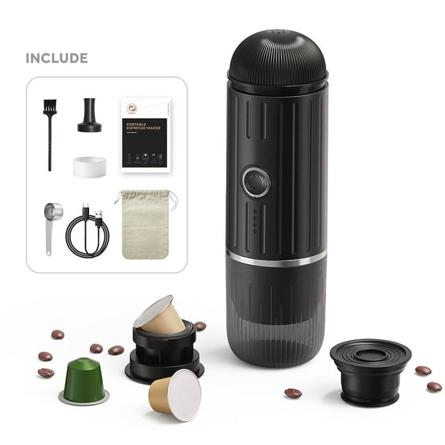 Coffee Maker,Portable Espresso Compatible Office / Compatible / Compatible With Ns Pods And Coffee / Coffee / / 19 Bar Ns 100w Office Maker 100w Pods Bar 100w Espresso / 100w Ns