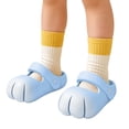 thumbnail image 5 of Kids Sandals Girls Cute Cat Paw Breathable Summer Clog Sandals Lightweight Outdoor Toddler Slippers Blue 5.5-6 Years, 5 of 8