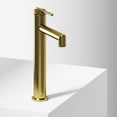 thumbnail image 2 of VIGO Sterling Single Handle Single-Hole Bathroom Vessel Faucet in Matte Brushed Gold, 2 of 12