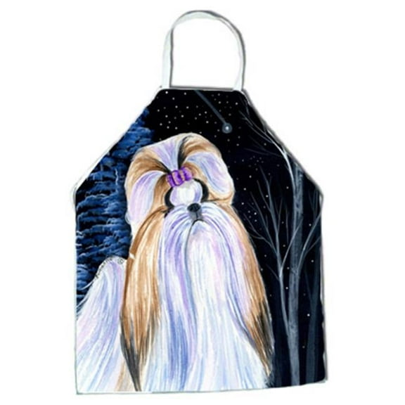 Starry Night Shih Tzu Apron - 27 x 31 in.