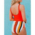 thumbnail image 4 of Bsubseach Womens 2 Piece Swimsuit Push up Tankini Top with Shorts Bikini Button Split Swimsuit, 4 of 4