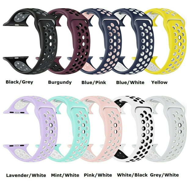 Galaxy Wireless USA - For Apple Watch Replacement Bands 38mm/42mm, Soft Silicone Wristband for