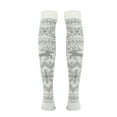 thumbnail image 5 of IWRICH Women’s Warm Leg Warmers Thick Cable Knit Thigh High Socks over Knee Long Winter Boot Stocking White, 5 of 6