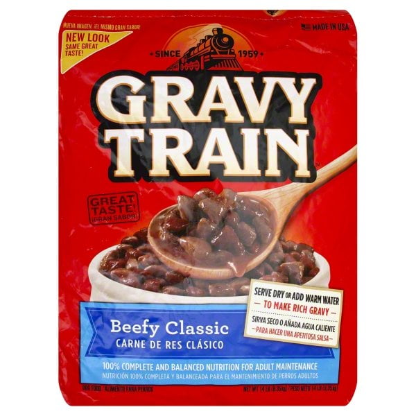 Gravy Train Beefy Classic Dry Dog Food, 14Pound Bag