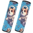 thumbnail image 2 of ALAZA Corgi Dog with Astronaut Car Seat Belt Adjuster Neck Covers Shoulder Cushions Pads S, 2 of 8