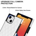 thumbnail image 5 of SaniMore for iPhone 14 Magnetic Fragrant Case Support Wireless Charging, Premium PU Leather Cover Built-in Detachable Lanyard 360° All-Inclusive Shockproof Protective Shell, White, 5 of 8