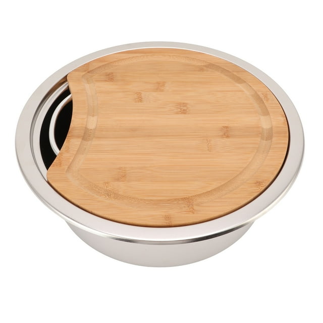 RV Sink, Rustproof Anti Clogging Round Practical 360x120mm/14.17x4.72in Hand Wash Sink For Yachts