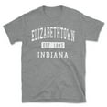 thumbnail image 1 of Elizabethtown Indiana Classic Established Men's Cotton T-Shirt, 1 of 1