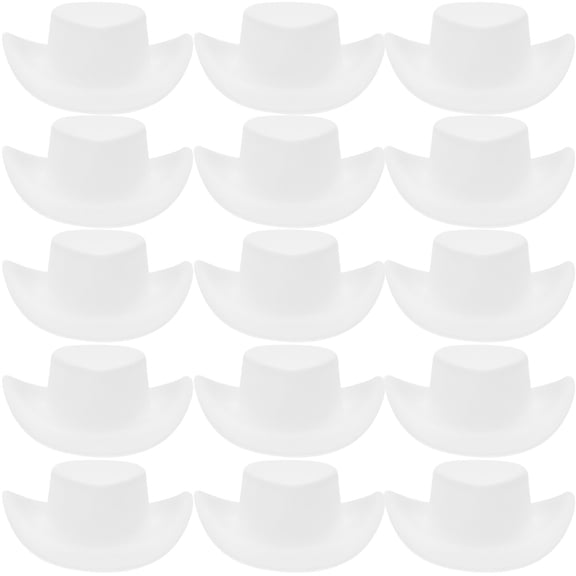 Luxshiny Bulk Mini Cowboy Hats Western Style 40pcs