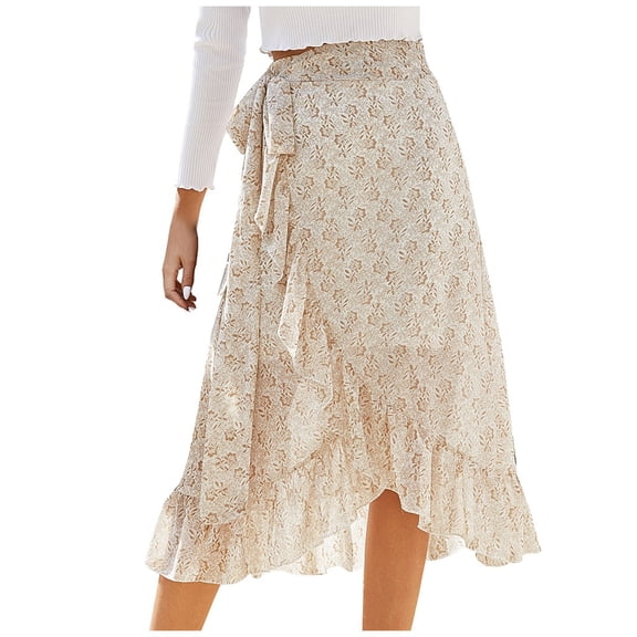 Bibifish Womens High-Waist Slim-Fit Mini Skirts Stretch Lace Soft Waistband Tight Cut High Waist Figure-Flattering Casual Party Skirts