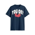 thumbnail image 4 of Elmo, Men's & Big Men's Graphic Tee Shirt, You Okay?, Sizes S-3XL, 4 of 6