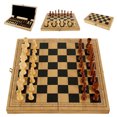 thumbnail image 3 of Wooden Chess Game Chess Board Foldable Travel Chess Board For Family Travel Gift For Children And Adults, 3 of 8