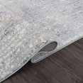thumbnail image 4 of Pasargad Home Stella Collection Power-Loomed Light Grey Area Rug- 5' x 8', For Indoor Space and all Age of Group, 4 of 6