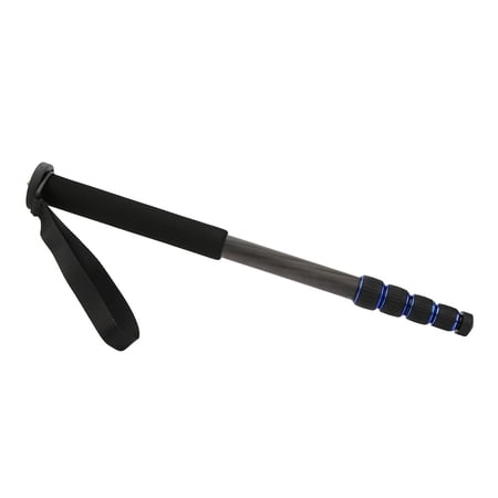 Yajisi C-222 Carbon Fiber Portable Telescopic Monopod Tripod Mountaineering Cane for DSLR Camera, 165 cm / 64.96 inches