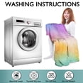 thumbnail image 6 of Rainbow Tie Dye Cloud Pattern Wearable Oversized Blanket,Wearable Blanket Hoodie for Adults,Cozy Hooded Blankets with Super Pockets,Super Warm Fuzzy Pullover for Women & Men, 6 of 6