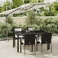 thumbnail image 3 of vidaXL Patio Dining Set Outdoor Conversation Set with Cushions Poly Rattan, 3 of 24