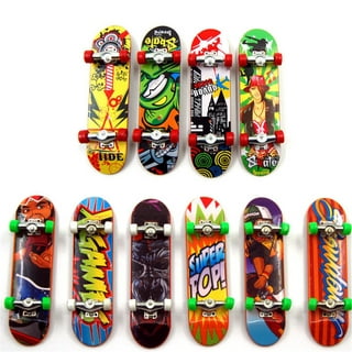Finger Skateboard, Skateboard à Doigts, Mini Skateboard Set ,Mini Skate  Doigt Jouets Cadeau pour Enfants (Noir)