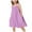 Purple, variant on Gamivast Girl Jumpsuits Lightweight Solid Color Spaghetti Straps Short Rompers with Side Pockets Loose Casual Summer Casual Mini Dress Black 14-15Y Vestidos De Verano Para Niña