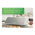thumbnail image 2 of FoodSaver VS2150 Vacuum Sealing System, Food Vacuum Sealer (White/Silver), 2 of 6