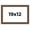 Barn Brown, variant on 19x12 Light Brown Bamboo Real Wood Picture Frame Width 1.5 inches | Interior Frame Depth 0.5 inches