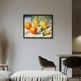 thumbnail image 2 of Framed Canvas Wall Art, Wall Art Home Decor, Farmhouse Fruit for Kitchen, Dining Decor, (Lemons and Orange), 2 of 4