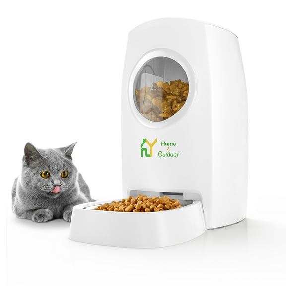 S.Y. 6L Automatic Cat Feeder Timed Smart Pet Feeder for Dogs and Cats Food Dispenser with Portion Control, Voice Recorder