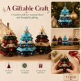 thumbnail image 6 of Layered Fabric Tree Ornament DIY Sewing Kit, DIY Quilted Christmas Tree Kit, 6 of 7