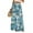 Blue, variant on Mlqidk Wide Leg Pants Women Casual Loose Fit High Waisted Pant Elastic Drawstring Wide-Leg Palazzo Pants Summer Boho Floral Print Trouser with Pockets Army Green 2XL