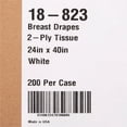 thumbnail image 4 of McKesson General Purpose Drape White 24 W X 40 L Inch 18-823 200 per Case, 4 of 6