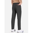 thumbnail image 1 of BALEAF Men's Golf Pants Workout Athletic Pants Elastic Waist Lightweight Running with Zipper Pockets Black L, 1 of 6