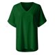 thumbnail image 5 of Puntoco - Camiseta de manga corta para mujer, cómoda, informal, cuello en V, bolsillo sólido, ajuste holgado Puntoco Puntoco-731, 5 of 6