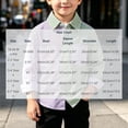 thumbnail image 3 of XYAIYT Striped Print Shirt for Toddler Boys Lightweight Comfy Loose Kids Long Sleeve Button Down Shirts with Pocket, 3 of 6