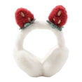 thumbnail image 3 of Women Winter Fluffy Plush Earmuffs Cartoon Strawberry Foldable Ear Warmers Cover A0NF (Blue), 3 of 7