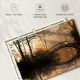 thumbnail image 6 of Elephant Stock Misty Park Bridge Wall Art - Horizontal Canvas Wall Art - Living Room Wall Decor - Architecture Canvas - Black And Orange Decor - 12" x 8", 6 of 8