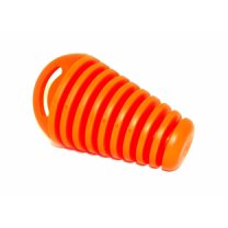 Race-Driven Motorcycle ATV MX Muffler Plug Stroke Silencer Cap Large Orange