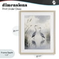 thumbnail image 4 of Stupell Industries Rustic Lodge Serene Wetlands Heron Reflections Birch Framed Print Under Glass, 17 x 21, by Creative Studio, 4 of 8