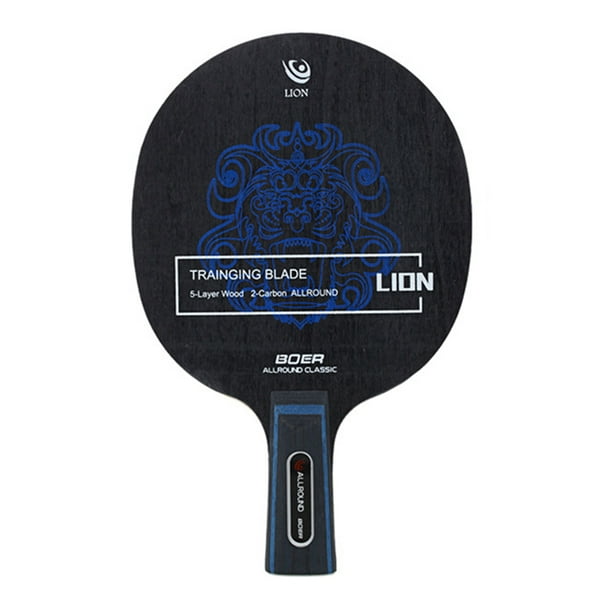 BOER Table Tennis Paddle Ping Pong Racket Bat Shakehand/Penhold Grip 7 ...