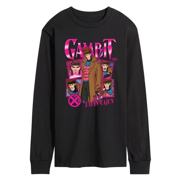 X-Men - Gambit Long Sleeve Graphic T-Shirt