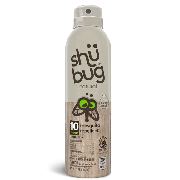 Shubug Natural Clean Mist Insect Mosquito Repellent, 360 Mist Spray, 5oz