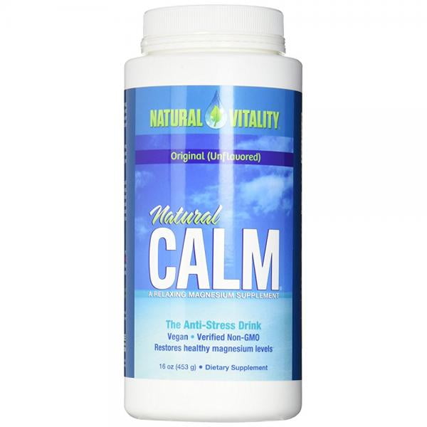 Natural Vitality Natural Calm Magnesium Anti Stress, Orignal, 16 oz