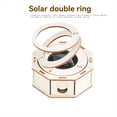 thumbnail image 2 of DIY Solar Double Ring Model Science Kit Technology Physics Material Kit Experimental Tool Kit Learning DIY Toy Kit,1 * DIY Solar Double Ring Model kit,Wood Color, 2 of 7