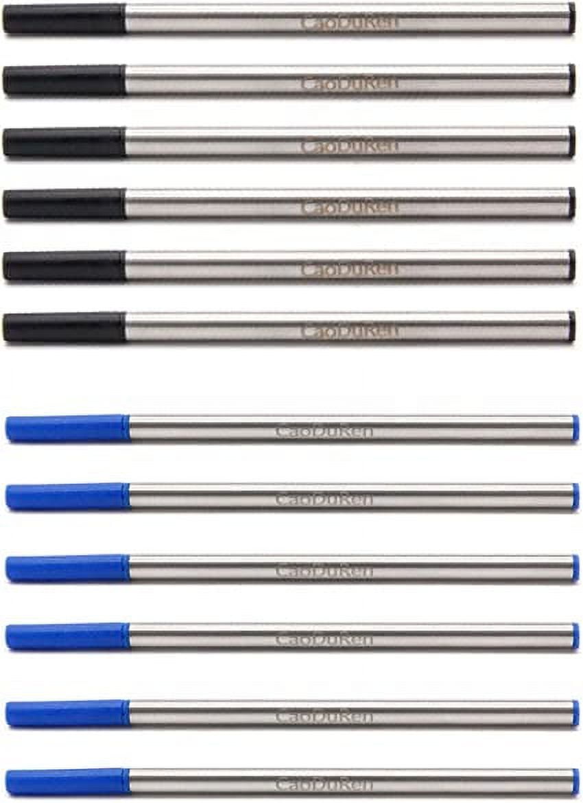L 109mm 0.7 mm Tip Rollerball Pen Refills Ballpen for Waterman S0112670 German Ink 54090 540951