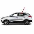 thumbnail image 3 of Driver Left Side Rear Door Window Door Glass Compatible with Hyundai Tucson 2010-2015 Models, 3 of 7
