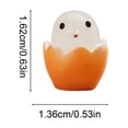 thumbnail image 3 of Easter Bling In Dark Chicks Figurines Mini Chick Statues For Easter Egg Stuffers Garden Decor, 3 of 6