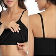 thumbnail image 4 of Charmo Women's Cami Adjustable Spaghetti Strap Built in Bra Tank Tops 2 Pack, 4 of 7