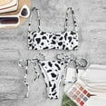 thumbnail image 3 of DOPI Women Leopard Print High Waist Two Pieces Bikini Swimwear Swimsuit Beachwear, 3 of 6